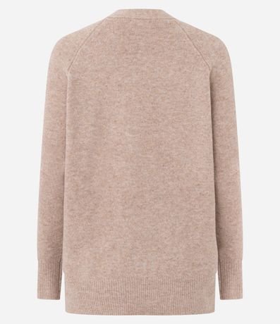 Cardigan en Punto con Botones Grandes 7