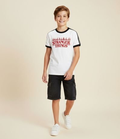 Remera Infantil con Estampa Stranger Things - Talle 5 a 14 años