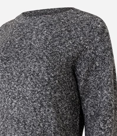 Suéter Regular en Punto con Efecto de Camisa Embutida 6