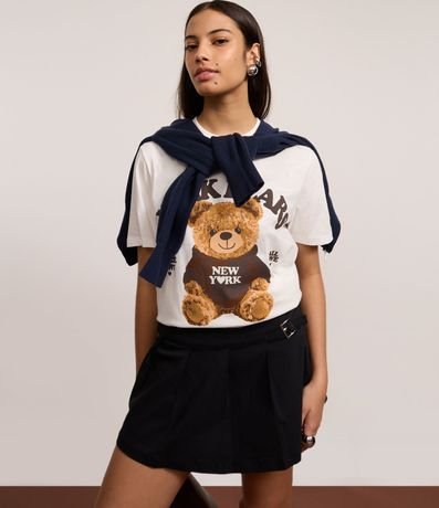 Short Pollera en Bengalina con Hebilla Lateral 4