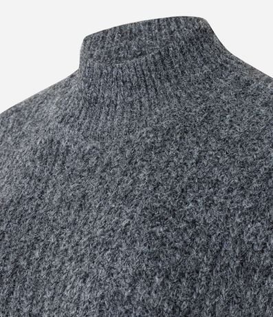 Chaleco Alargado en Punto con Mini Cuello 6