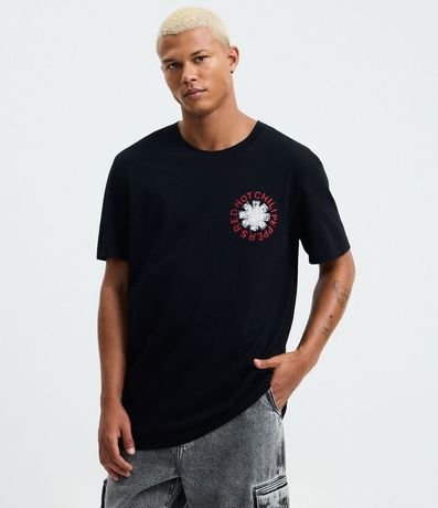 Remera Comfort en Algodón con Estampa Red Hot Chili Peppers