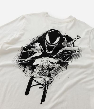 Remera Regular en Algodón con Estampa de Venom 4