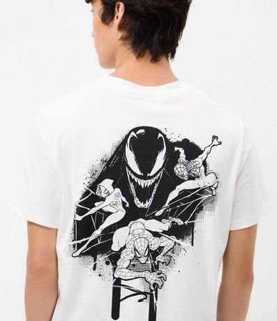 Remera Regular en Algodón con Estampa de Venom 3