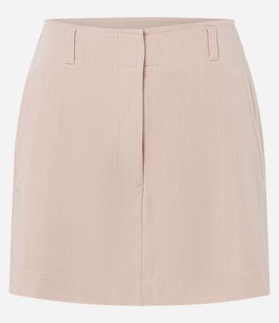 Short Pollera con Bolsillos y Rayas de Cera 6