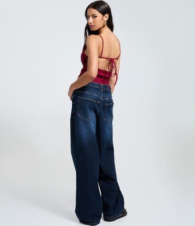 Blusa Regular en Bengalina con Lazo en la Espalda 3