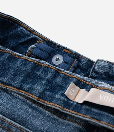 Pantalón Skinny en Jeans con Elastano y Abertura en el Ruedo 8