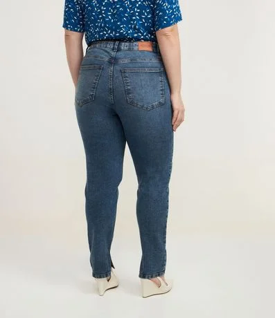 Pantalón Skinny en Jeans con Elastano y Abertura en el Ruedo 5