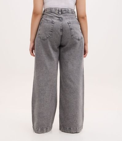 Pantalón Wide Leg Jeans con Brillos Curve & Plus Size 5