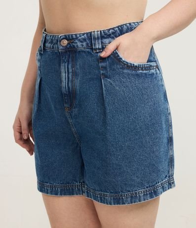 Short Jeans con Ruedo Largo Curve & Plus Size 2