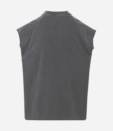 Musculosa Boxy en Algodón Desteñido con Estampa Looney Tunes 5