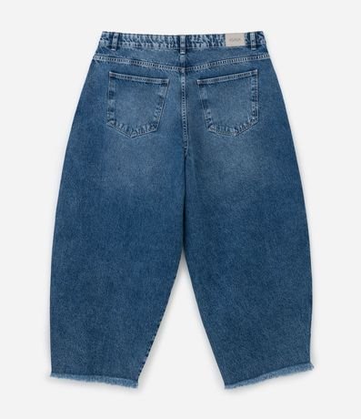 Pantalón de Jean Barrel con Terminación Deshilachada Curve & Plus Size 7