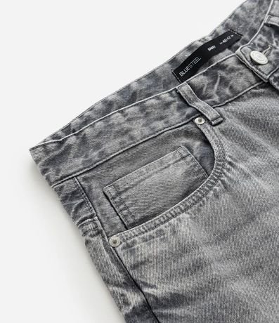 Bermuda Baggy en Jeans con Detalles de Costura 5