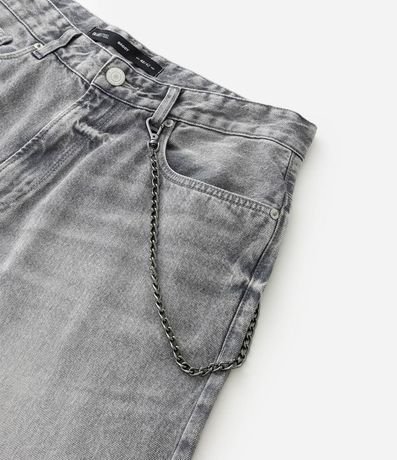 Bermuda Baggy en Jeans con Detalles de Costura 6
