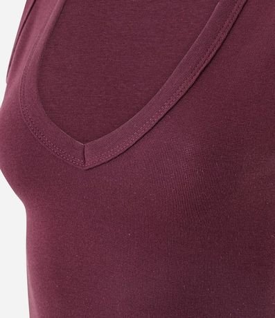 Blusa Básico en Rib con Escote V 6