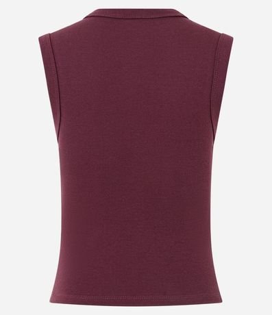 Blusa Básico en Rib con Escote V 7