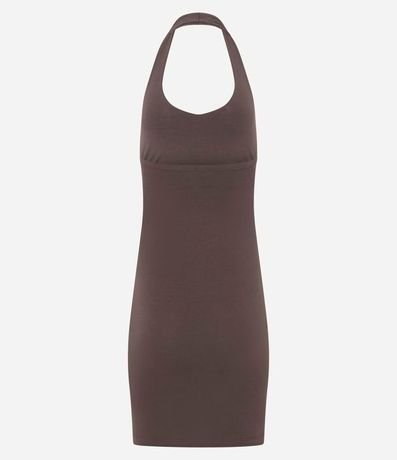 Vestido Corto en Algodón en Frente Unica 6