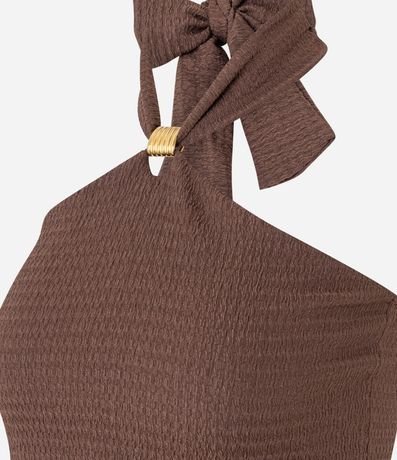 Blusa Frente Única con Adornos y Textura 2