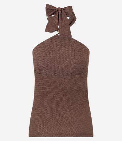 Blusa Frente Única con Adornos y Textura 3