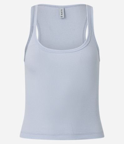 Blusa en Rib con Escote Quadrado 1