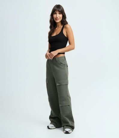 Blusa en Rib con Escote Quadrado