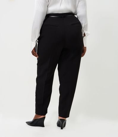 Pantalón carrot Sastre con Cinturón y Bolsillos Curve y Plus Size 4