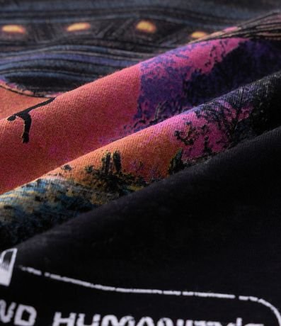 Remera Regular en Algodón con Estampado Space Cats Invaders 6