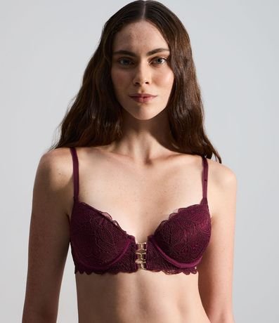 Soutien Media Taza en Encaje Floral con Copa 2