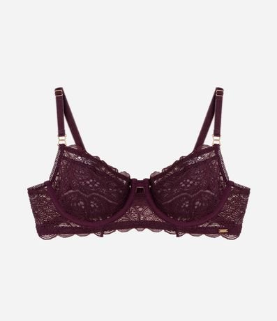 Soutien Media Taza en Encaje Floral con Aro 6