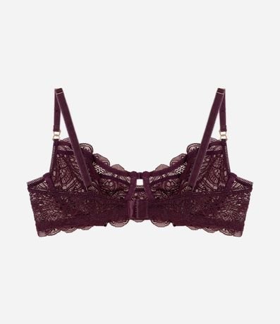 Soutien Media Taza en Encaje Floral con Aro 7