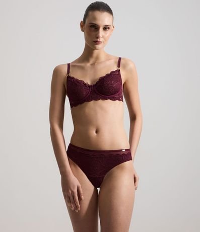 Soutien Media Taza en Encaje Floral con Aro 3