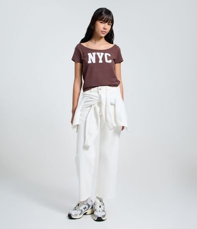 Remera Over Hombro a Hombro NYC 2