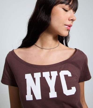 Remera Over Hombro a Hombro NYC 3