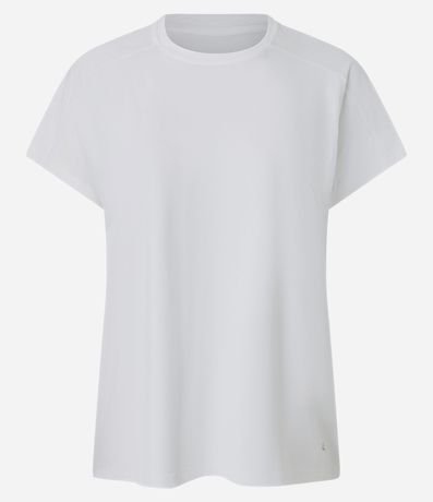 Remera Regular con Abertura en la Espalda