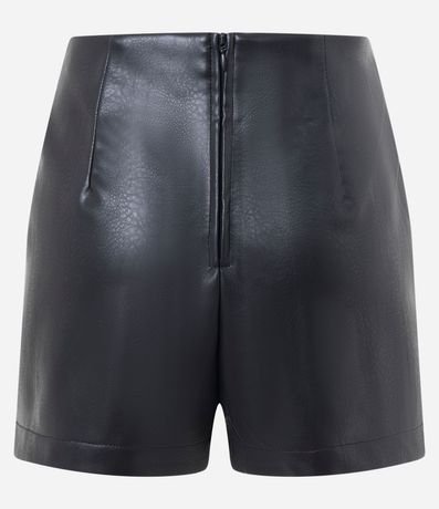 Short Pollera en PU con Traspase Delantero 6