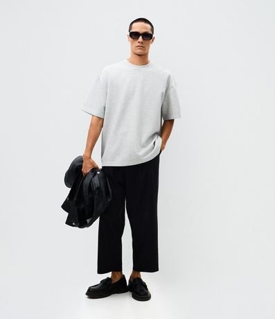 Remera Boxy Tech en Malla Pesada 3