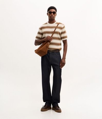 Bolsa Hobo en Cuero con Hebillas Metalizadas 2