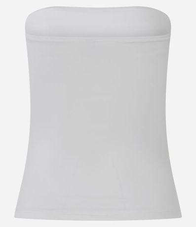 Blusa en Microfibra Sin Breteles con Fenda Lateral 9