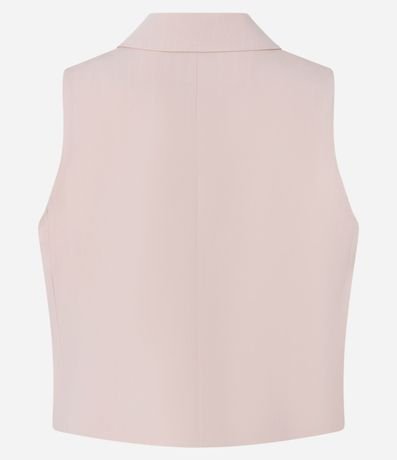 Chaleco Sastre con Cuello Blazer  com Rayas de Cera 7