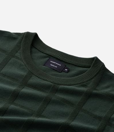 Suéter en Punto con Textura Cuadrilé 5