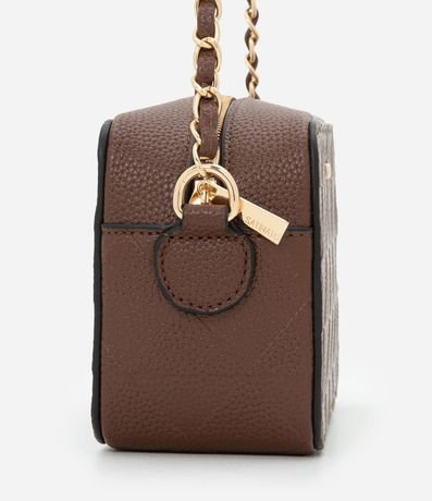 Cartera Transversal Pequeña en PU con Asa de Cadena 2