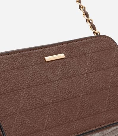 Cartera Transversal Pequeña en PU con Asa de Cadena 5