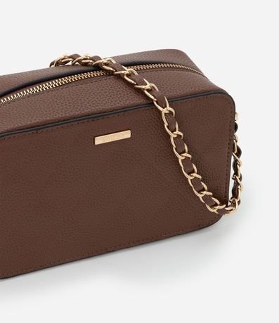 Cartera Transversal Pequeña en PU con Asa de Cadena 6