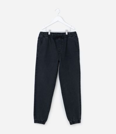 Pantalón Infantil Jogger en Jeans con Cintura Ajustable – Talle 5 a 14 años