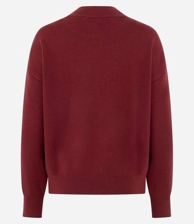 Buzo Suéter en Tricot con Puño Ajustado 3