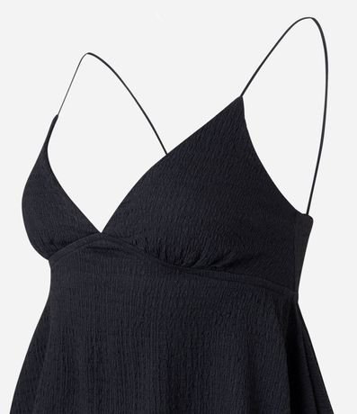 Blusa Corta Texturizada con Breteles Finos y Consejos 2