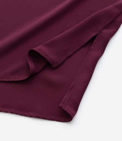 Blusa Bata en Crepé con Manga 3/4 y Franzidos Curve & Plus Size 9