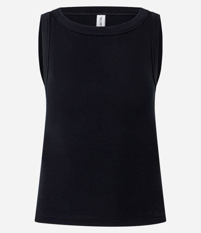 Blusa sin Manga con Escote Canoa 4