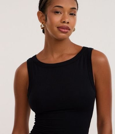 Blusa sin Manga con Escote Canoa 3