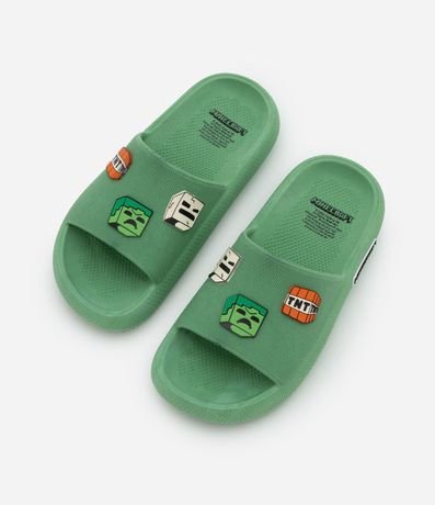 Ojota Infantil Slide con Personajes Minecraft – Talle 27/28 a 33/34